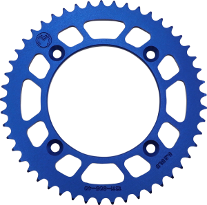 MOOSE RACING Rear Aluminum Sprocket Blue, 3, nordicamoto.ro