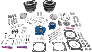 Engine Performance Kit Highlighted Fins-Wrinkle Black, 1, nordicamoto.ro