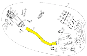 Mid, Link & Y Pipe Silver 