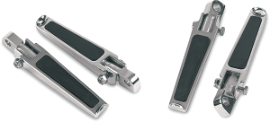Footpegs With Rubber Inlay Silver, 2, nordicamoto.ro