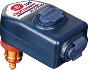 Optimate Dual Output Usb Blue