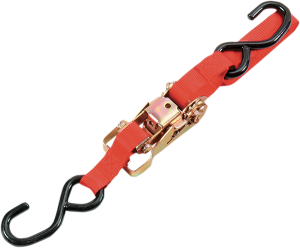 1(r) Heavy-duty Ratcheting Tie-downs Red