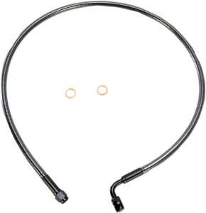 Alternate Length Designer Series Abs-specific Front Brake Line Kit Black, Black Pearl, 2, nordicamoto.ro