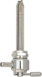 Power-flo Fuel Valve Chrome, 1, nordicamoto.ro