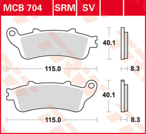 Sv Series Sindered Brake Pads, nordicamoto.ro