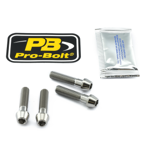 Titanium Clip-on / Handle Bar Mount Bolt Kit
