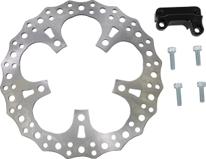 Jagged Floating Rotor Silver