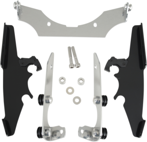 Fats/slim Windshield Trigger-lock Complete Mount Kit Black