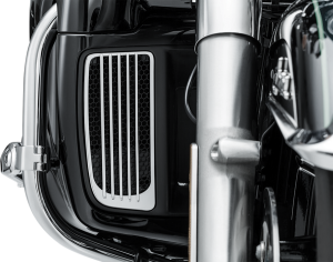Radiator Grilles Black, Chrome, 1, nordicamoto.ro