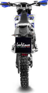 Tobă de eșapament LeoVince X-FIGHT Black Edition Slip-On pentru Sherco 50 2T, 2, nordicamoto.ro