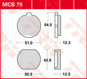 Plăcuțe de frână ceramice universale, 1, nordicamoto.ro