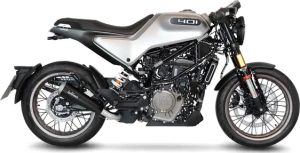 Tobă de eșapament LeoVince GP One Slip-On pentru Husqvarna Svartpilen 401 / Vitpilen 401, 2, nordicamoto.ro