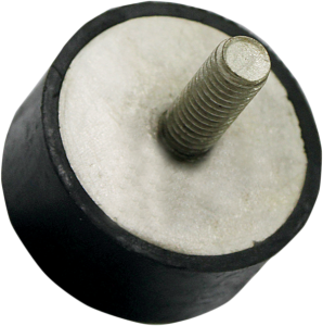 Rubber Engine Mount Black, 1, nordicamoto.ro
