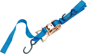 Heavy-duty Ratcheting Tie-downs With Built-in Assist Blue