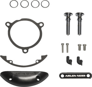 Inverted Air Cleaner Hardware Kit Black, Silver