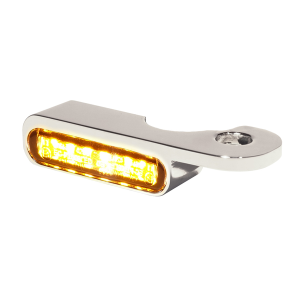 Led Handlebar Turn Signals Natural, Chrome