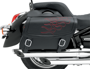 Highwayman Tattoo Saddlebags Red, Black