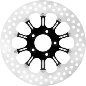 Two-piece Brake Rotor Black, Silver, Matte