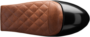 Universal Classic CafÃ© Racer Seat Brown, 3, nordicamoto.ro