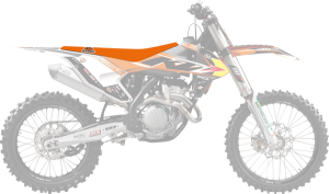 Replica Team Seat Cover Orange, 1, nordicamoto.ro