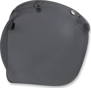 Vintage 3-snap Flip Bubble Shield Gray