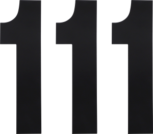 Standard Numbers Black, 2, nordicamoto.ro