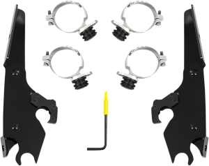 Batwing Fairing Trigger-lock Mounting Kit Black