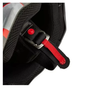 Casca Copii Fox V1 Atlas Gri/Rosu YL, 6, nordicamoto.ro