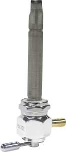 Power-flo Single Outlet Reserve Fuel Valve Silver