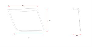 Flat Track Seat Black 