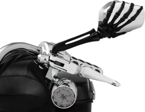 Skeleton Hand Mirrors Black, 2, nordicamoto.ro