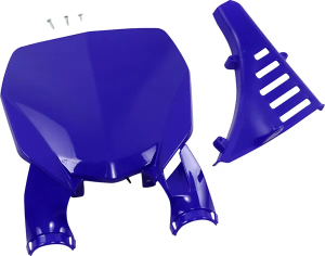 Stadium Number Plate With Fork Guards Blue