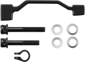 Disc Brake Mount Adapter Black, 2, nordicamoto.ro