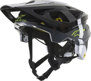 Casca MTB Alpinestars Vector Tech Glossy Black/White/Gray