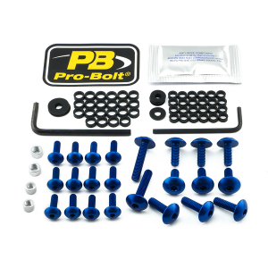 Fairing Bolt Kit For Kawasaki Blue, 1, nordicamoto.ro