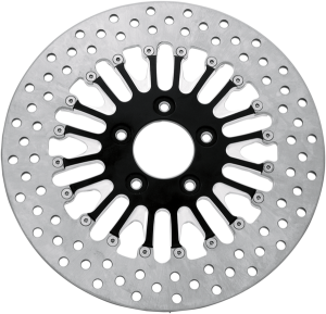 Two-piece Brake Rotor Black, Silver, Matte, 1, nordicamoto.ro