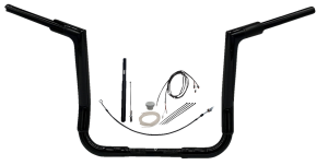 1-1/2(r) Ez Install Flat Top Handlebar Kit Black, 2, nordicamoto.ro