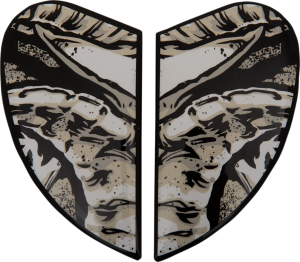 Placi laterale casca Icon Airform™ Black/White ONE SIZE, 1, nordicamoto.ro