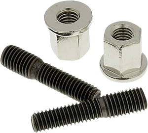 Exhaust Stud Bolts Black, Chrome, 2, nordicamoto.ro