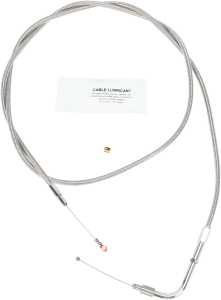 Stainless Steel Throttle/idle Cable Silver