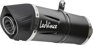 Tobă de eșapament LeoVince LV One Evo Black Edition Slip-On pentru BMW F 700 GS / F 800 GS / F 800 GS Adventure (2008-2018), nordicamoto.ro