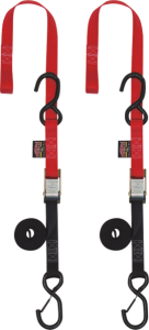 1(r) Cam Buckle With Sewn-in Soft-tye Red