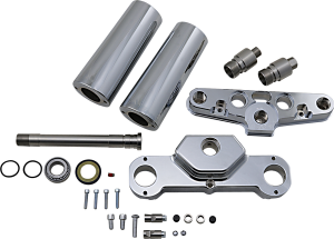 Softail 4Â° Triple Tree Kit Chrome