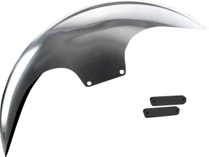 Cafe Front Fender For 21(r) Wheel Silver, 3, nordicamoto.ro