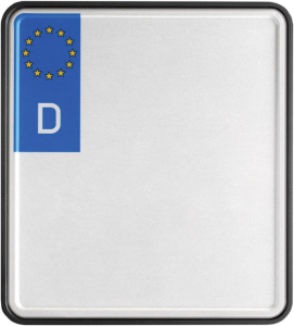 License Plate Frame Natural