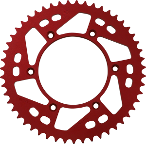 MOOSE RACING Rear Aluminum Sprocket Red, 4, nordicamoto.ro
