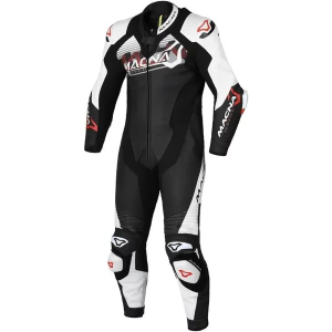 Combinezon de piele 1 piesa MACNA BLITZ Negru 48, 3, nordicamoto.ro