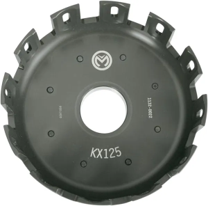 MOOSE RACING Coș de ambreiaj din aluminiu turnat sub presiune, cu pernă de amortizare, anodizat 