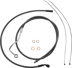 Black Pearl Designer Handlebar Installation Kit Black