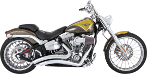 Big Radius Exhaust System Chrome, 3, nordicamoto.ro